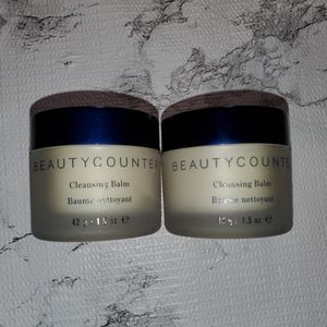 2 beauty counter Cleansing balm jars 1.5oz